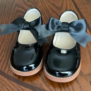 Toddler Girl Black Dress Shoes